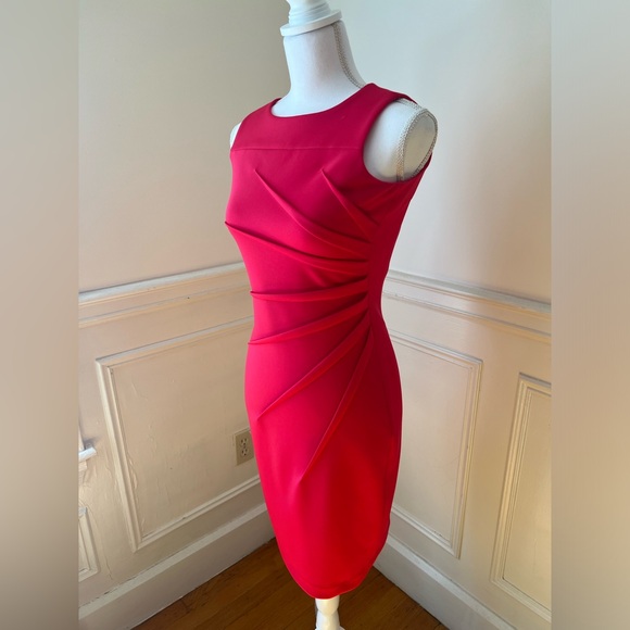 Calvin Klein Fuchsia Sleeveless Dress - Picture 2 of 7